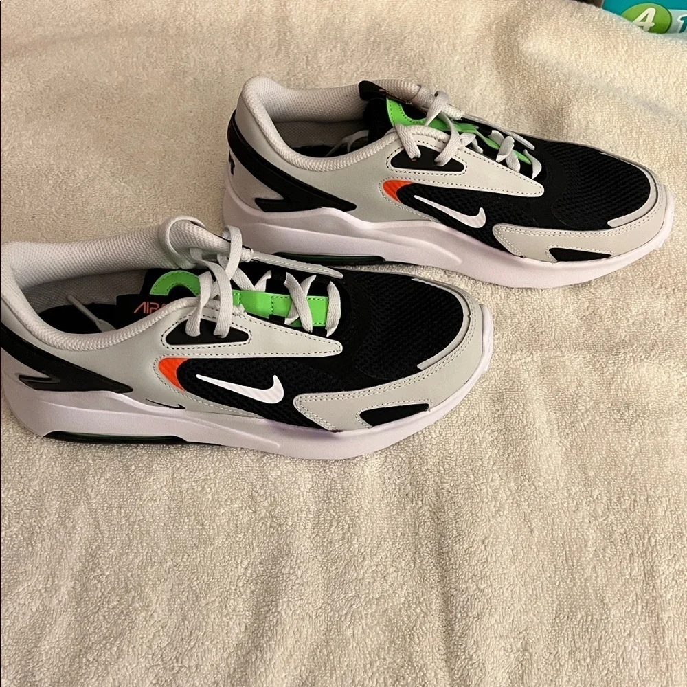 Nike Black, White, and Orange Sneakers